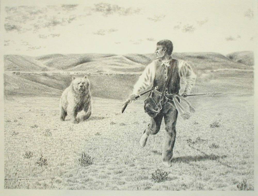 Lewis Chased by the Grizzly